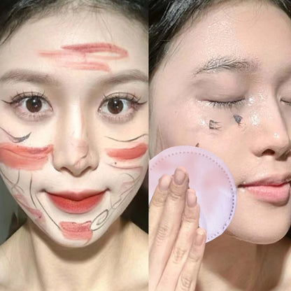Disposable Soft and Breathable Circular Makeup Remover Pads Doubles Sided Cotton Pads Non-Irritating for Daily Facial Cleaning