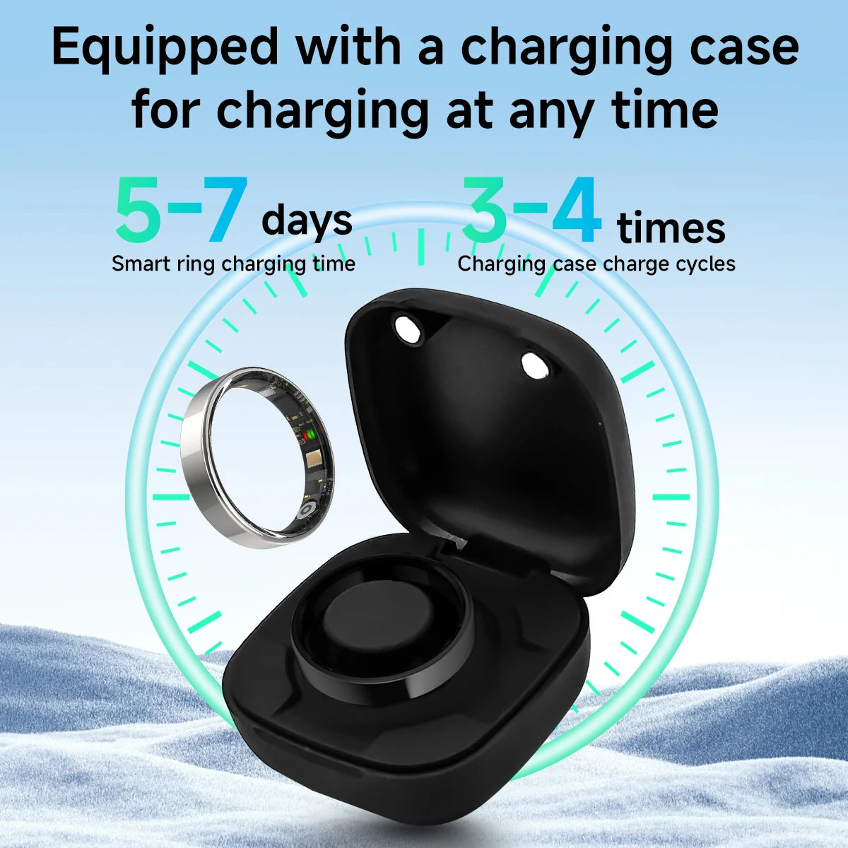 2026 Smart Ring Heart Rate Blood Pressure Monitor Health Ring 5ATM Waterproof Bluetooth Call  Men Women For Gifts