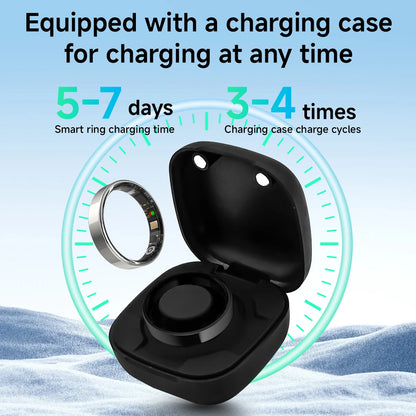 2026 Smart Ring Heart Rate Blood Pressure Monitor Health Ring 5ATM Waterproof Bluetooth Call  Men Women For Gifts