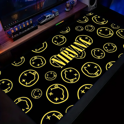 Hot Band N-Nirvanas Mouse Pad Non-slip Thickened MousePad Large Writing Lockedge Office Student Gaming Cushion