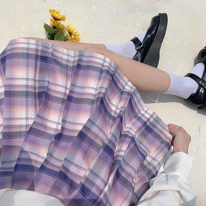 Japanese Bow Tie Skirt Set Student Pleated Skirt Jk Uniform Korean School Sexy Girl Preppy Style Seifuku Japanese School Uniform