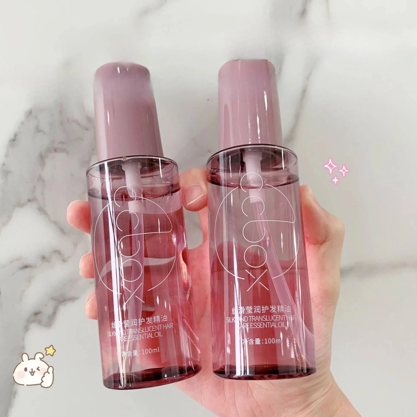 100ml hair care essential oil, dry hair, long-lasting fragrance and smooth essential oil, for girlfriends and mothers on holiday