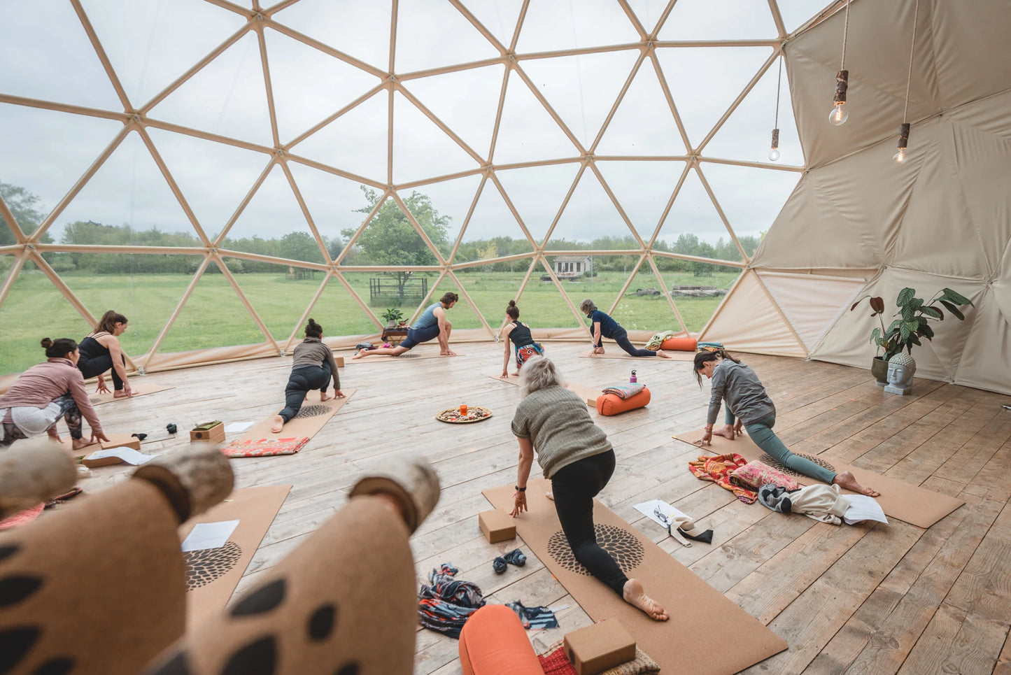Custom Luxury Geodesic Dome Tent For Airbnb Outdoor Stay Farm Resort And Scenic Area Accommodation Custom Interior Solution