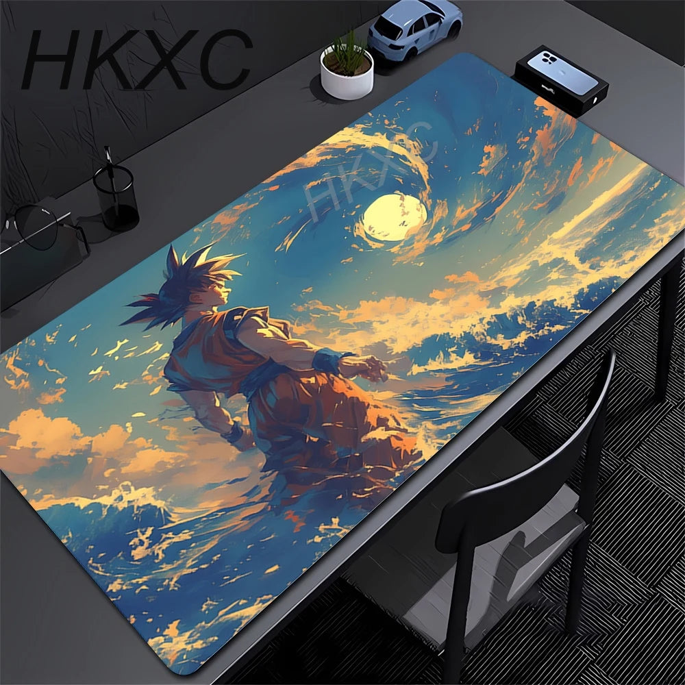 XXL Mouse Pad Anime Dragon Ball Z Kawaii DBZ Desk Mat Girl Gabinete Gamer Computer Desk Mat Keyboard Gaming Accessories Mousepad