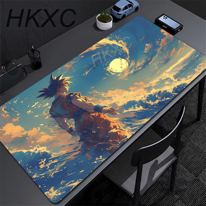 XXL Mouse Pad Anime Dragon Ball Z Kawaii DBZ Desk Mat Girl Gabinete Gamer Computer Desk Mat Keyboard Gaming Accessories Mousepad