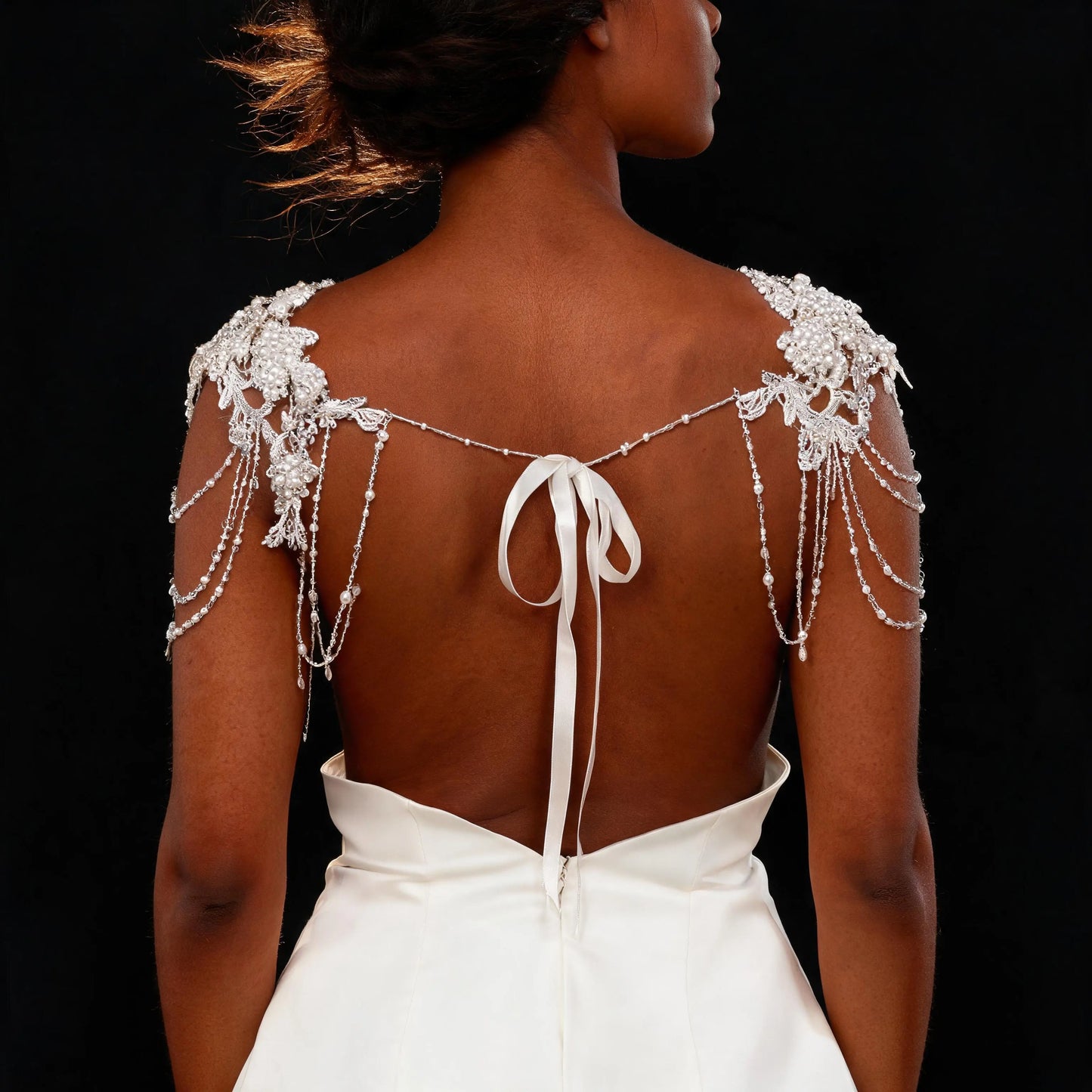 Bridal Jewelry Diamond Shoulder Chain Crystal Necklace Bolero Bridal Covered Body Chain Wedding Accessories Women Shrugs SG10