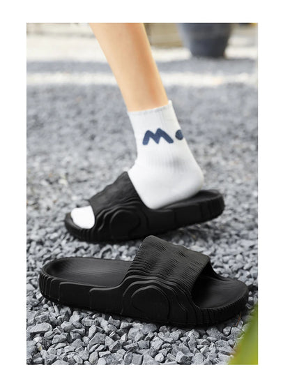 Summer Lightweight Beach Slides For Men Women Non Slip Soft Sole Solid Color Casual Sandals Couple Outdoor Slippers