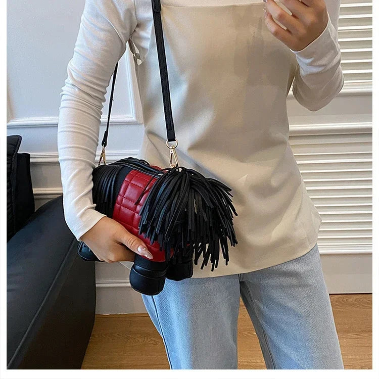Unique Designer Purse and Handbags for Women Leather Shoulder Bag High Quality 3D Dog Shape Wedding Evening Clutch Bag Party Bag