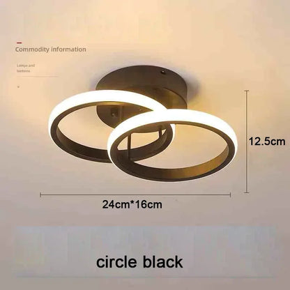 LED Strip Aisle Ceiling Lights Modern Minimalist Living Room Lamps For Balcony Entrance Staircase Home Decor corridor lamp