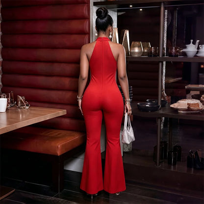 Doyerl One Piece Outfits Woman Rompers and Jumpsuits Rhinestone Rave Festival Clothing Party Club Diamonds Cut Out Sexy Overalls