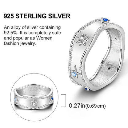 925 Sterling Silver Infinite Love Ring Original Luxury Design Zircon Finger Rings For Women High Quality Wedding Jewelry Gift