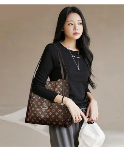 Genuine Brand High Quality Leather Casual Tote Luxury Handbags Women Bags Designer Shoulder Top-handle Bags for Women Sac A Main