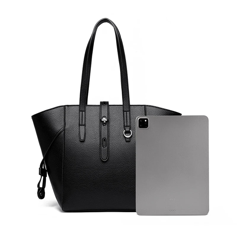 Luxury Brand PU Leather Shoulder Bags Women Fashion Large Capacity Handbag Elegant Crossbody Purse For Ladies Casual Office Tote