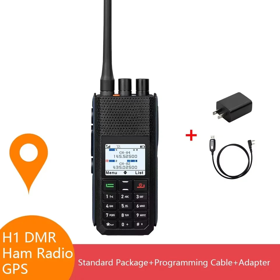 Retevis Ailunce H1 DMR Walkie Talkie Long Range Ham Radio UHF VHF Communication Two-way Radio Station FM GPS APRS