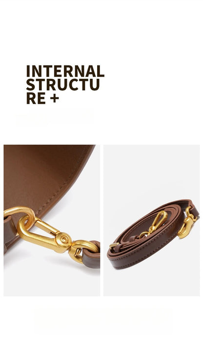 YANATARI Underarm Cowhide Genuine Leather Handbags Women Vintage Shoulder Bag Female Crossbody Bags Luxury High Quality 2025