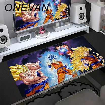 Game E-sports Special Table Mat Animation Non-slip Pad Oversized Dragon Ball Computer Keyboard Pad Son Goku Rubber Mouse Pads