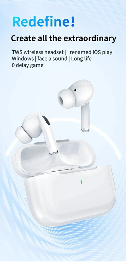 For Air pro5  Earphones TWS MaxWireless Bluetooth In Ear Earbuds Sport Noise Cancelling Headset For iPhone Xiaomi Huawei