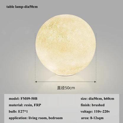 Nordic Moon Led Pendant Lights for Living Room Dining Bedroom Home Decorations Chandelier Cafe Restaurant Hanging Lamp Luminaire