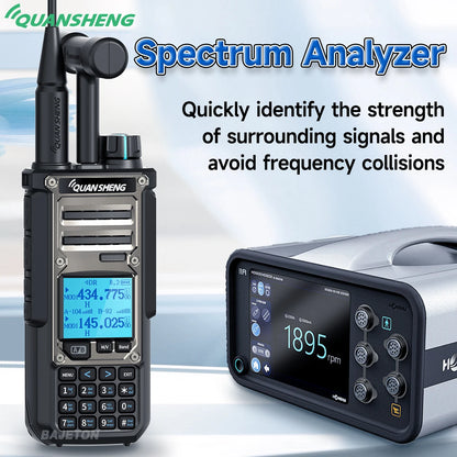 Quansheng TK11 8 Walkie Talkie 10W Dual Receiving PTT AM SSB 27MHz CB CW LSB LW MW SW Type-C NOAA for UV-K5 8 Ham Radio TK-11 5
