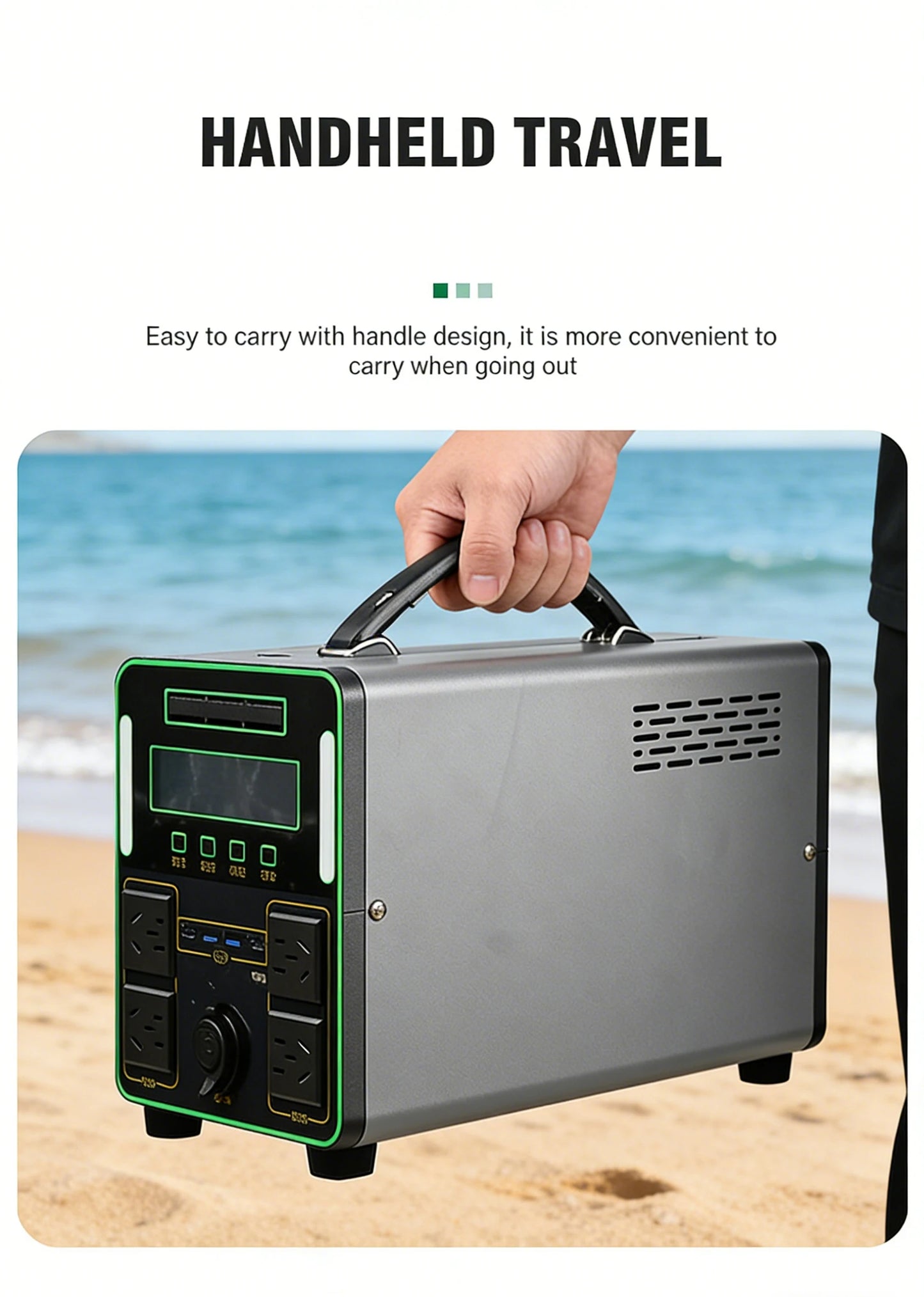 6000W Portable Power Station For Outdoor Camping And Home 5500WH Lifepo4 Battery Solar Generator Emergency Supply