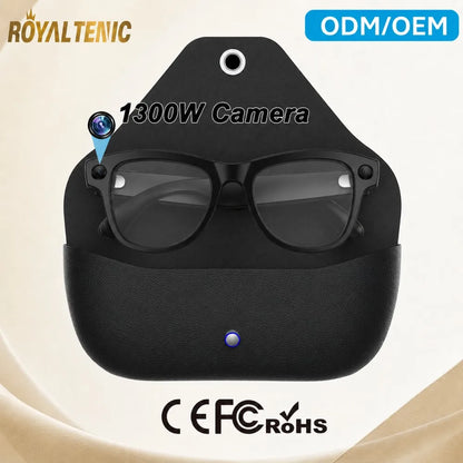 New AI Smart Glasses 13MP HD Camera 1200P Video  Multiple Languages Translation WiFi Sunglasses Bluetooth Call Music Men Women