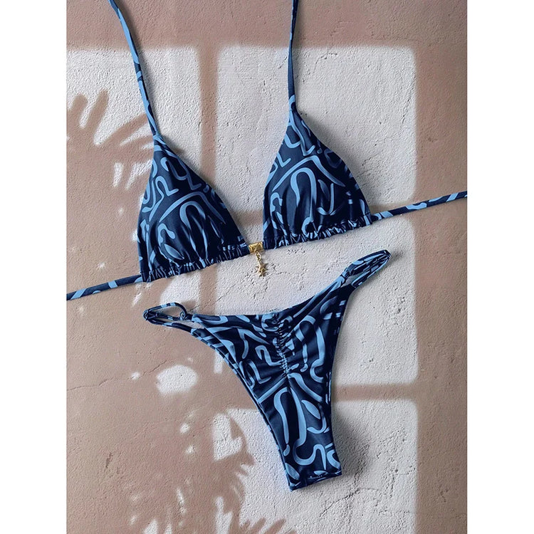 Sexy Leopard Push Up Bikinis Two Piece Bathing Suits 2026 Micro Bikini Sets Women Swimsuit Beach Wear Thong Swimwear for Female