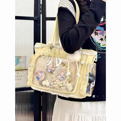 Ballet Girl Large Appetite Itabag Japanese Two-Dimension Single Shoulder Crossbody Bag Gift For Friends Women'S Handbag