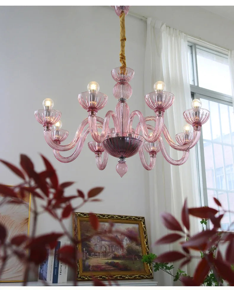 Deco Home Led chandelier crystal lamp for living room parlor Italy hanging crystal sconce Hotel fixtures Lustre Cristal lighting