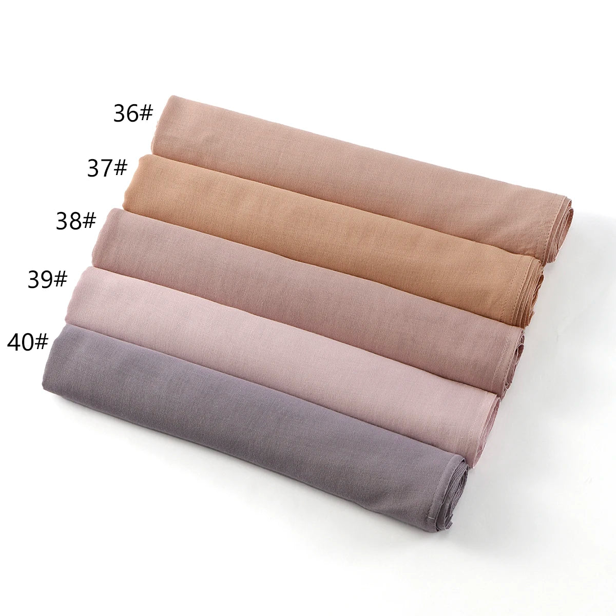 185*75cm Muslim Modal Hijab Rayon Cotton Shawls For Women Thin Plain Scarf Big Size Headscarf Islamic Turban Headband