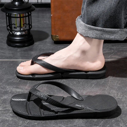 Summer Men's Flip Flops Plus Size 49 50 Soft Comfort Breathable Slippers Non-Slip House Outdoor Beach Slides Massage Flip Flops