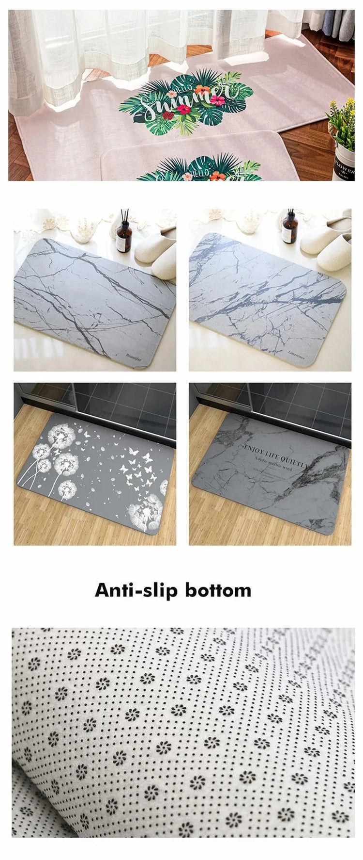 Die Die My Darling Misfits Door Mat Entrance Non-slip Doormat Washable Kitchen Carpet Living Room Hallway Rugs  Bath Door Mats