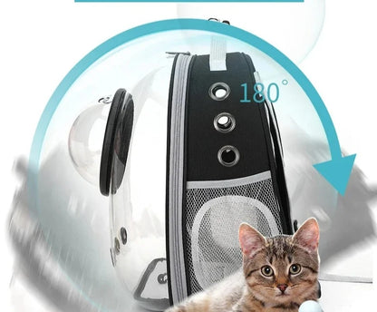 Transparent Breathable Portable Space Capsule Pet Carrier Backpack for Dog Cat Carrying Transport Bag