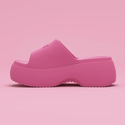 EVA Platform Slippers Women Wedges Fashion Luxury Designer Shoes Summer Sandals High Heels Indoor Outdoor Beach Elegant Footwear