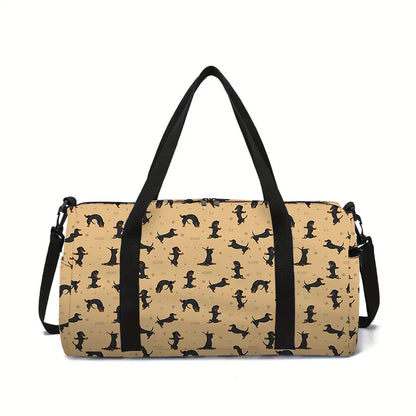 animal horse panda cat dog 3D Printed Large Capacity Travel Bags Barrel Shape Crossbody Bag Outdoor Sports Bags Gym Yoga Bag