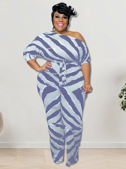 Women Jumpsuit Long Elegant Off Shoulder Sexy Female Jumpsuit Half Sleeve One Piece Plus Size Jumpsuits Wholesale Dropshipping