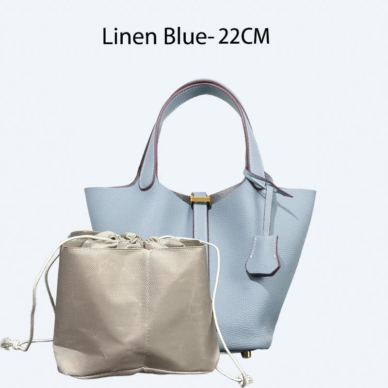 Women Bags Handbags Bucket Bag 18/22 Big Small Fashion Tote Bag Genuine Leather Luxury Quality Designers Lady Hand Bags