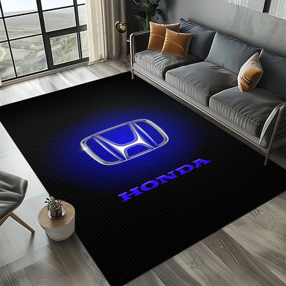 Racing Car H-HONDA HRC Motorcycle Carpet Rug for Living Room Bedroom Home Sofa Decoration,Kids Area Rug Non-slip Floor Mat Gift