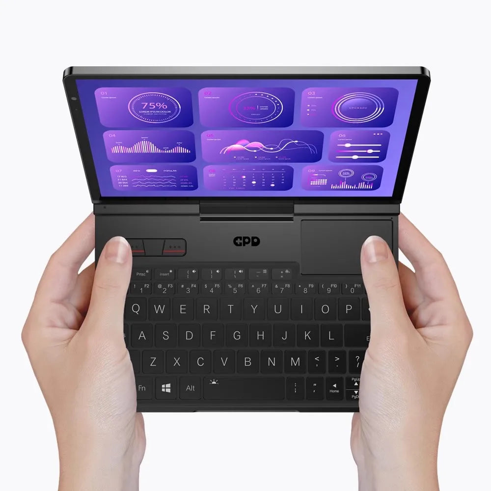 【Hot Sale】GPD Pocket4  Latest AMD AI 9 HX 370/8840U 64GB 2TB NVMe 8.8" 2560×1600 144Hz 2-in-1 Laptop Tablet Palm Size MiniPC