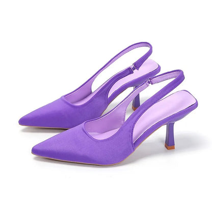 2026Sexy Women High Heels Luxury Pointed Toe Women's Pumps Fashion Shallow Sandals Stiletto Heels Women Party Wedding Shoes