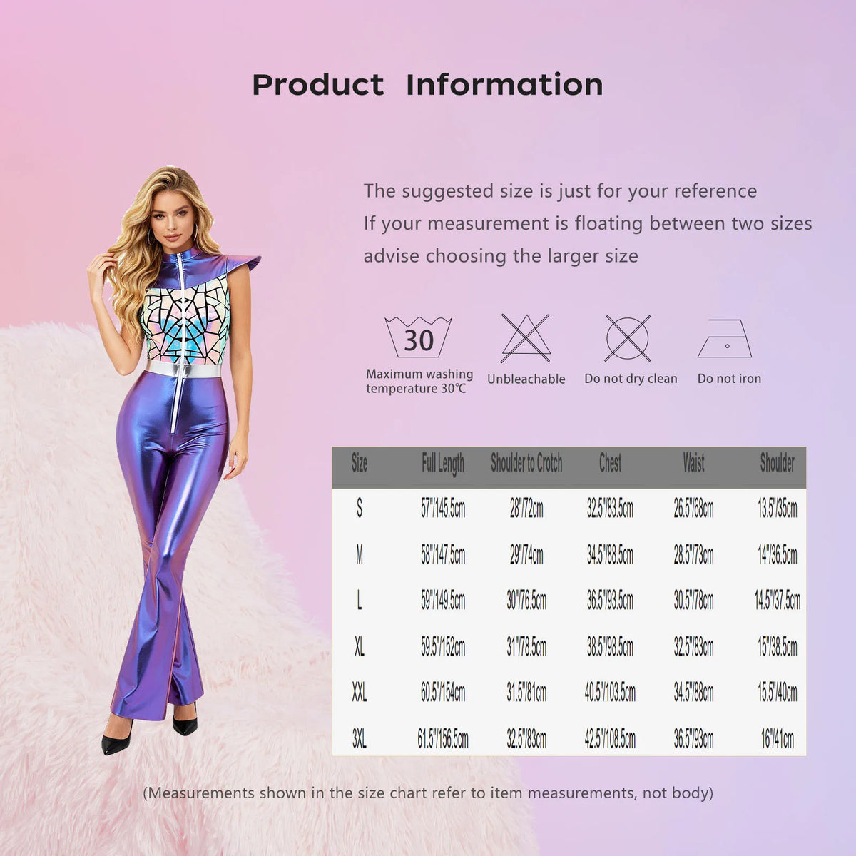Women Vintage One Piece 70s Disco Dance Rompers Sleeveless Metallic Bell Bottom Flared Pants Jumpsuit for Retro Party Jazz Dance