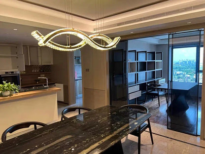 home decorationPendant lights, luxury crystal living room chandelier, dining room Pendant lamp, ceiling light, indoor lighting