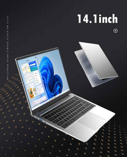 2026 New Laptop Computer Windows 11 Pro Intel Atom A3950 2025 Notebook PC Gamer 12GB RAM 512GB 1TB SSD 1920*1080 Office Computer