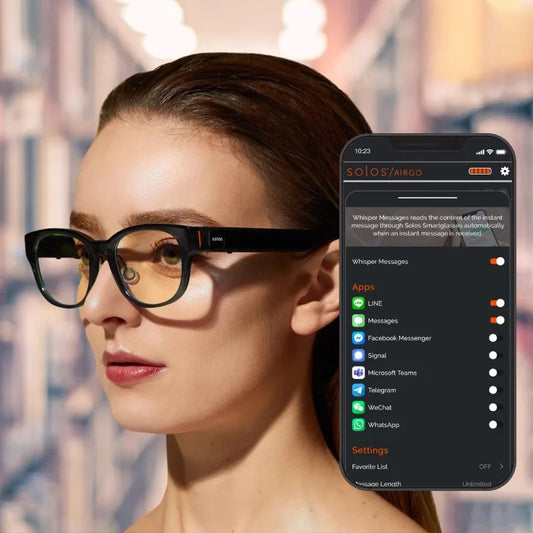 smart glasses real-time translation directional black technology fashion glasses