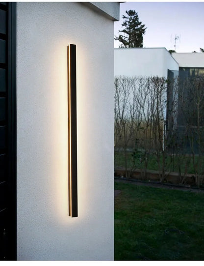 Outdoor Waterproof Wall Lamp LED Strip Background Wall Lamp Stair Garden Lamp Living Room Bedroom Bedside IP65 Wall Lights