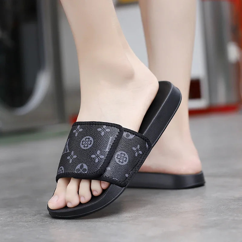 Summer Men Slippers Luxury Sport Slides Outdoor Street Clogs Quick Dry Beach Sandals Male Indoor Home Shoes Loafers Flip Flops