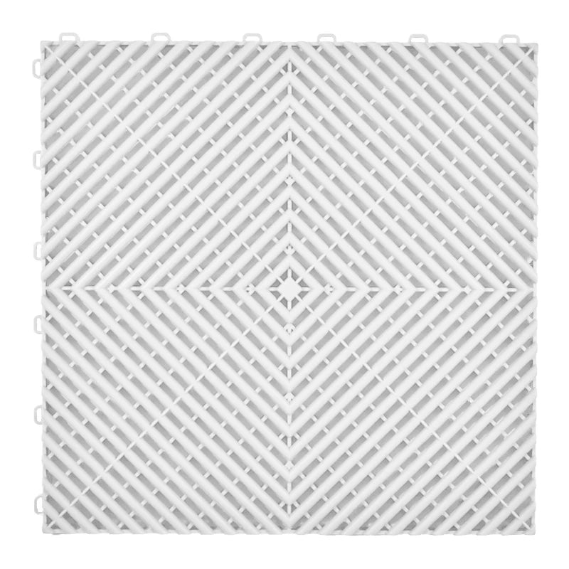 40PCS Pvc Garage Floor Tiles High Quality Pvc Car Garage Flooring Mat PP Plastic Interlocking Car Wash Room Tiles