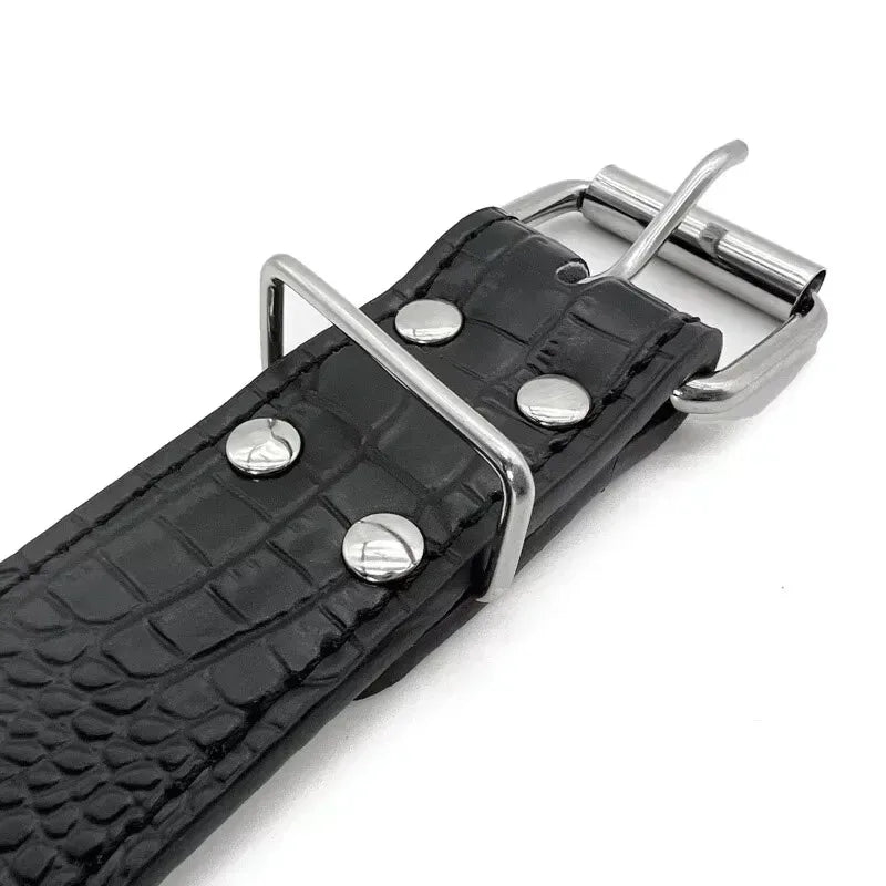 Cool Spikes Studded Dog Collar 2" Wide PU Leather Large Dogs Collars Pitbull German Shepherd Big Dogs Collars Pet Supplies XS-L