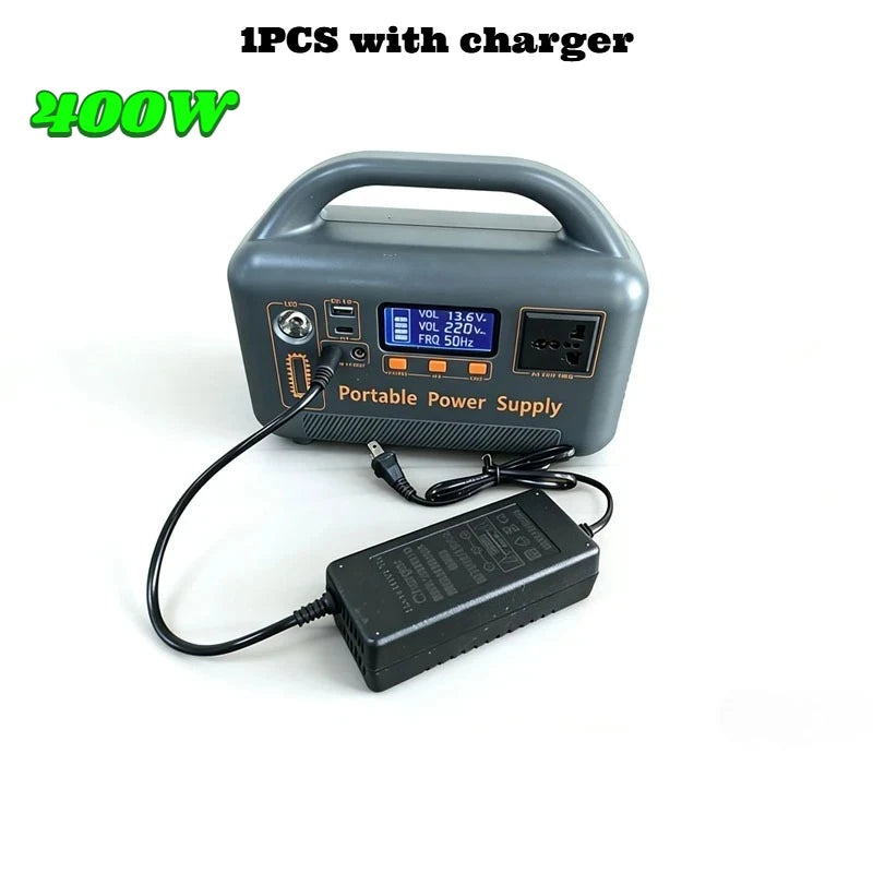 500W 220V Portable Power Station 400W 15-30Ah Power Bank LiFePO4 for Solar Generator Outdoor Energy Camping RV Backup Power Bank