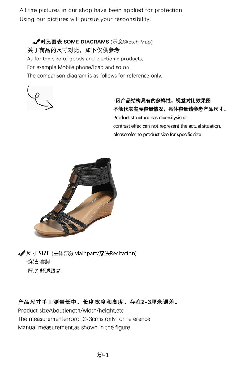 High quality leather flat sandals for women 5cm mid heel beading summer 2026 36 43 open toe casual vintage shoe pink white beige