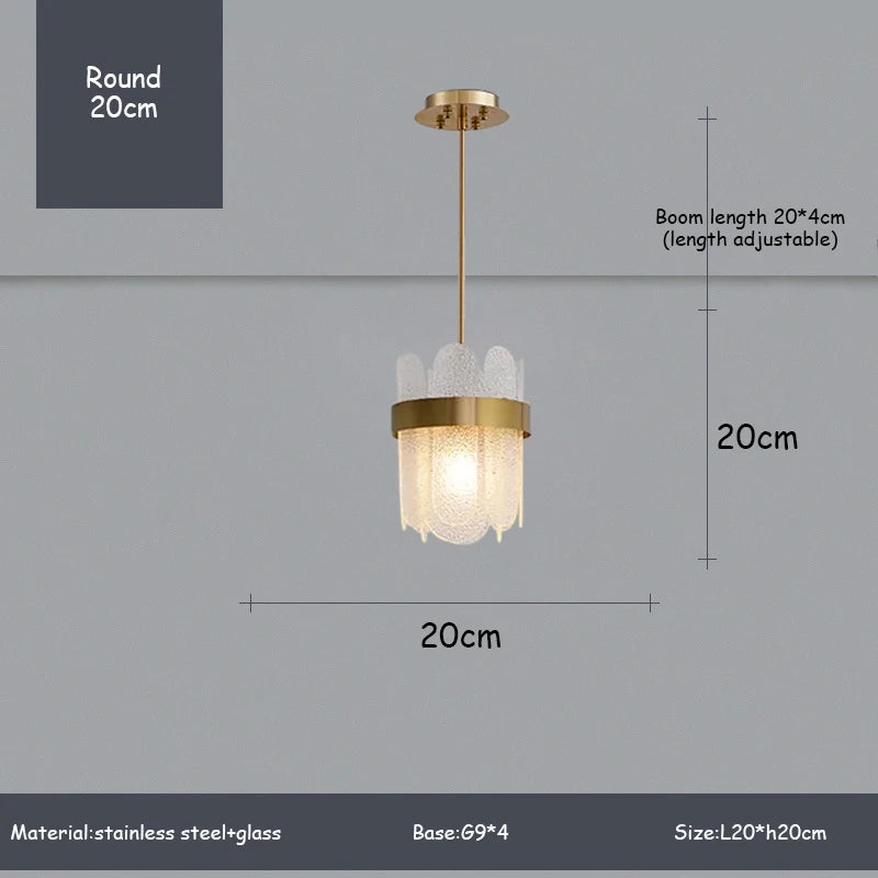 Modern Luxury Lustre Crystal Chandelier Living Room Ceiling Lights Dining Room LED Chandeliers Villa Gold Crystal Pendant Lamp